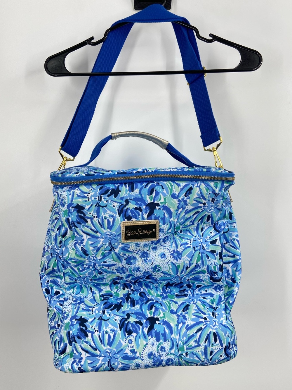 LILLY PULITZER Insulated Wine Cooler Picnic Carrier Bag "HIGH MAINTENANCE"